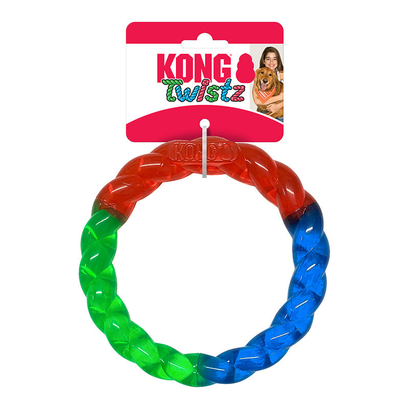 Kong Twistz Ring Dog Toy image 0