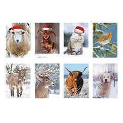 Ling Design Big Value Box - Christmas Animals (Pack of 24) image 0