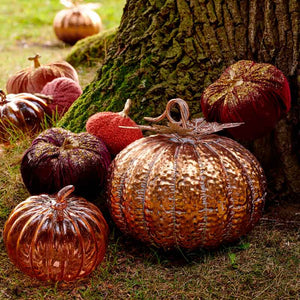 Decoris Polyester Velvet Pumpkin (Assorted Designs) image 1