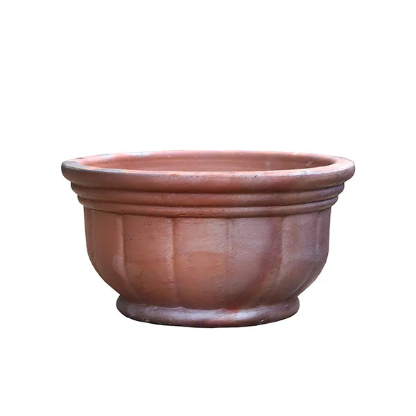 Giant Rustic Pumpkin Bowl Pot Small (D52cm x H28cm) image 0