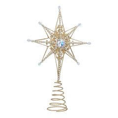 Gisela Graham Gold Tree Top Star image 0