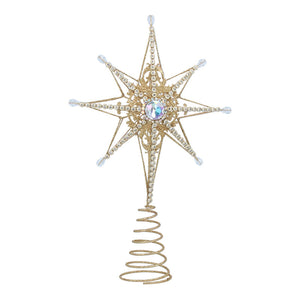 Gisela Graham Gold Tree Top Star image 0