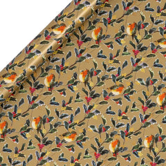 Glick Gold Holly Harmony Gift Wrap (4m) image 0