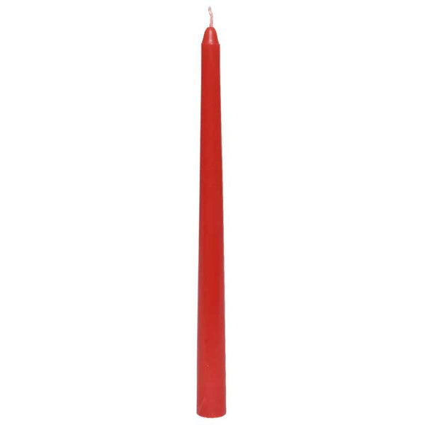 Decoris Red Dinner Candles (Pack of 12) image 1
