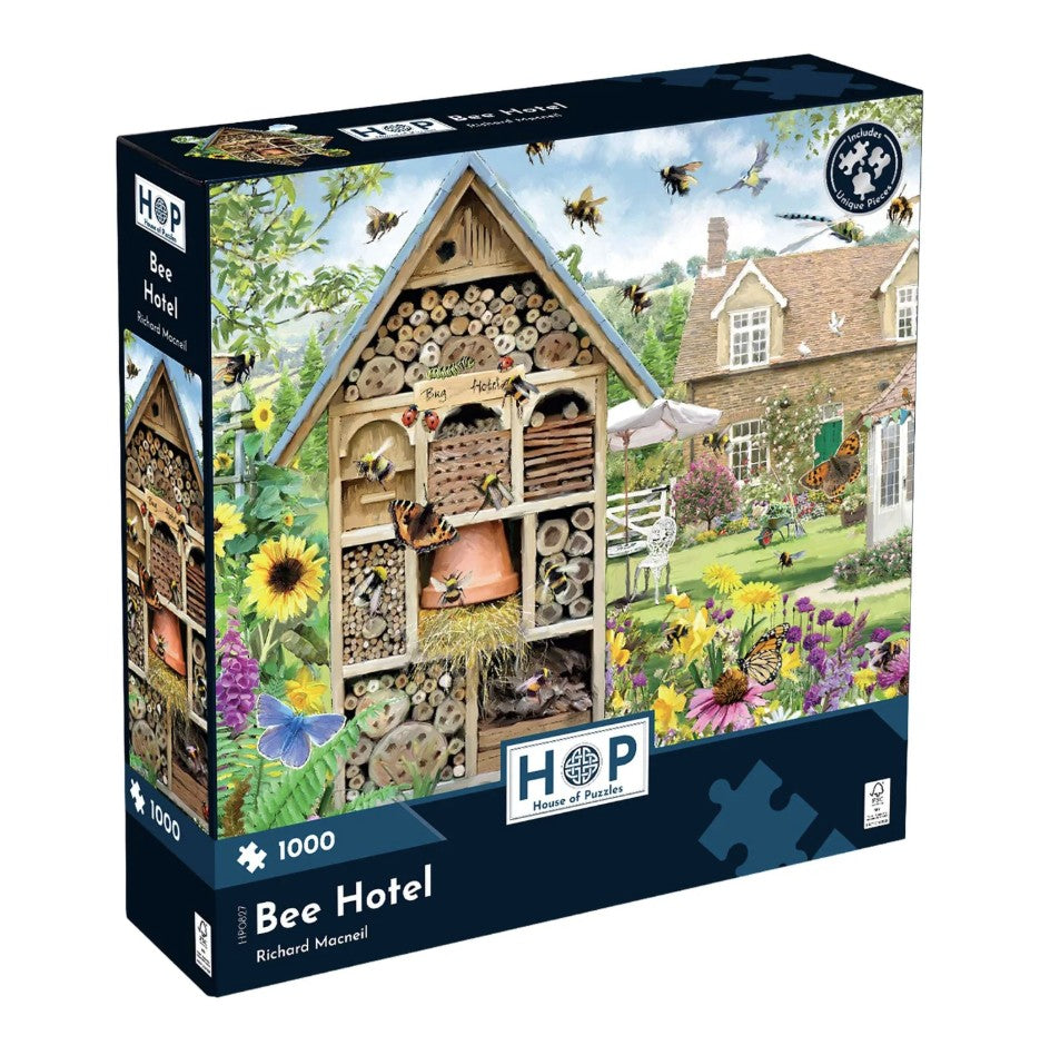 House of Puzzles Bee Hotel 1000 Piece Puzzle image 0