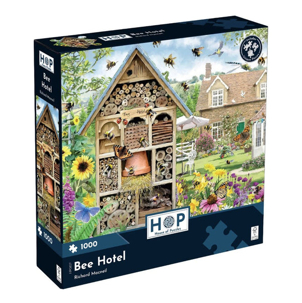 House of Puzzles Bee Hotel 1000 Piece Puzzle image 1