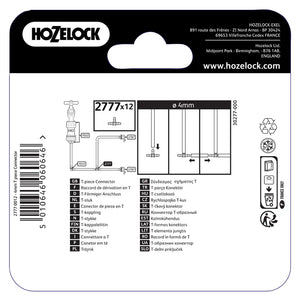 Hozelock 4mm T Pieces (Pack of 12) image 2