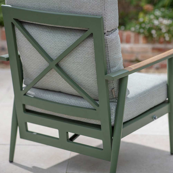 Bramblecrest RHS Wisley 2 Seat Recliner Set in Sage image 3