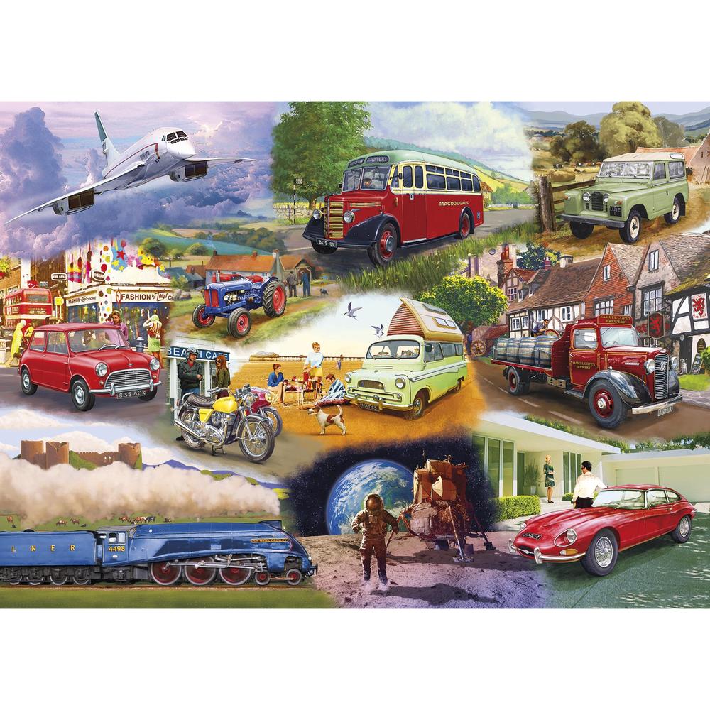 Gibsons Iconic Engines 1000 Piece Jigsaw Puzzle image 0