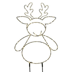 Lumineo LED Metal Reindeer Garden Pick image 0