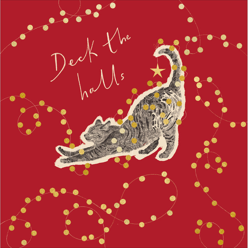 Woodmansterne Cat Christmas Card image 0