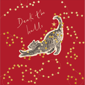 Woodmansterne Cat Christmas Card image 0
