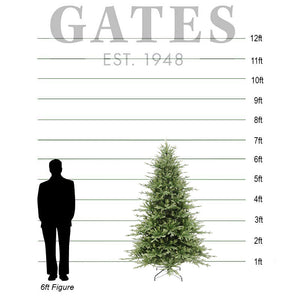 Puleo Alta Pine Artificial Christmas Tree - 7ft image 1