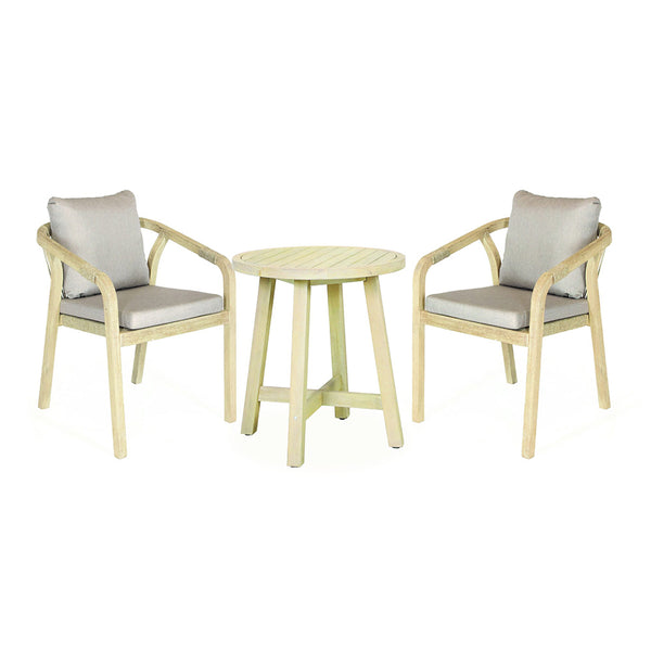Kettler Cora 2 Seat Round Wooden Bistro Set image 7