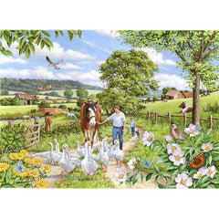 House of Puzzles Goosey Gander Big 250 Piece Jigsaw Puzzle image 0