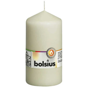 Bolsius Ivory Pillar Candle - 13cm image