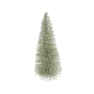 Gisela Graham Green Brush Tree - 25cm image