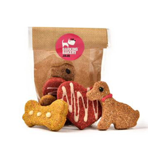 Barking Bakery Heart, Dog & Bone Shaped Cheesey Biscuits image 0