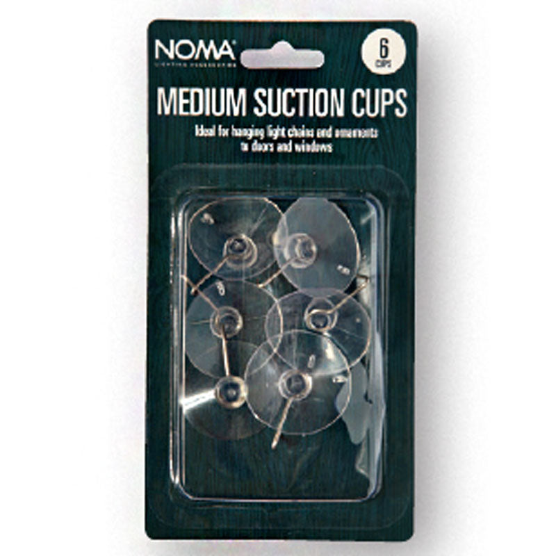 NOMA Medium Suction Cup Hooks (Pack of 6) image 0