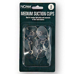 NOMA Medium Suction Cup Hooks (Pack of 6) image 0