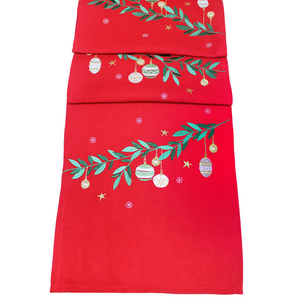 Peggy Wilkins Bauble Bough Table Runner image 0