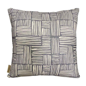 Bramblecrest Square Scatter Cushion, 45 x 45cm - Light Grey Wicker image 2