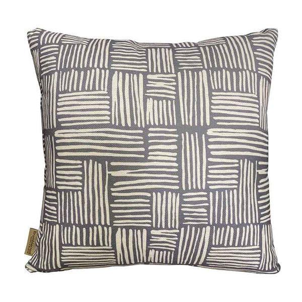 Bramblecrest Square Scatter Cushion, 45 x 45cm - Light Grey Wicker image 2