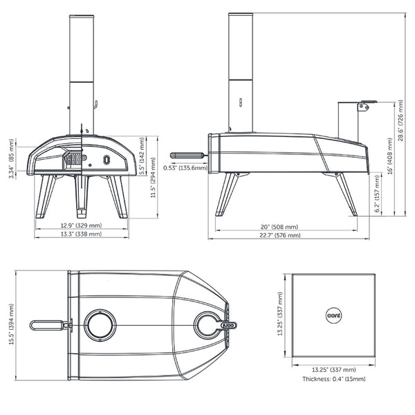 Ooni Fyra 12 Wood Pellet Outdoor Pizza Oven image 7