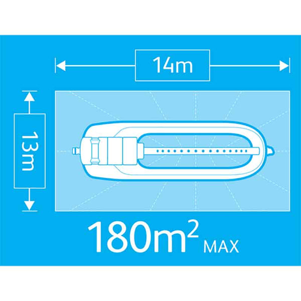Hozelock Rectangular Sprinkler Plus (180m²) image 2