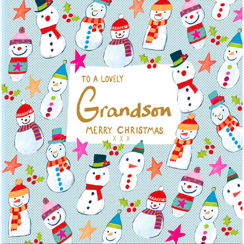 Papersalad Grandson Christmas Card image 0