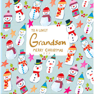 Papersalad Grandson Christmas Card image 0