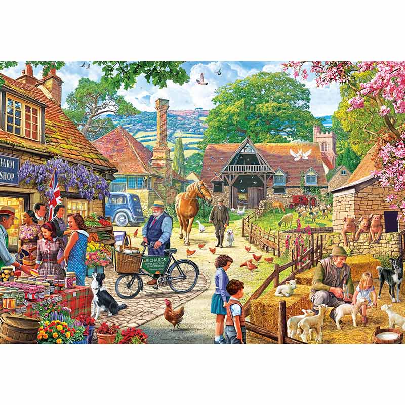 Gibsons The Farm Shop 100XXL Piece Puzzle image 0
