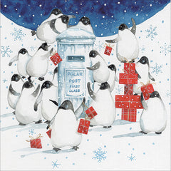 Woodmansterne Penguins Christmas Card image 0