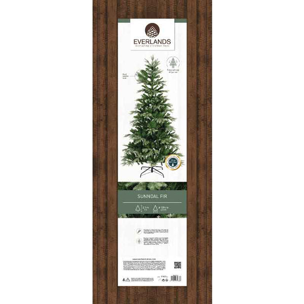 Everlands Sunndal Fir Artificial Christmas Tree - 7ft / 2.1m image 4