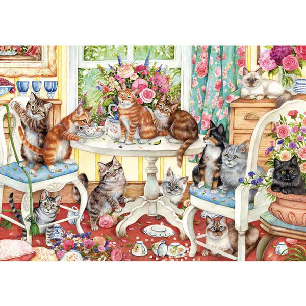 Gibsons 'Tails From The Tea Party' 500 Piece Puzzle image 0