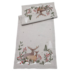 Peggy Wilkins Reindeer Romance Table Runner image 0