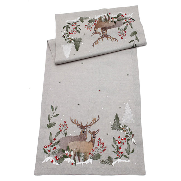 Peggy Wilkins Reindeer Romance Table Runner image 0