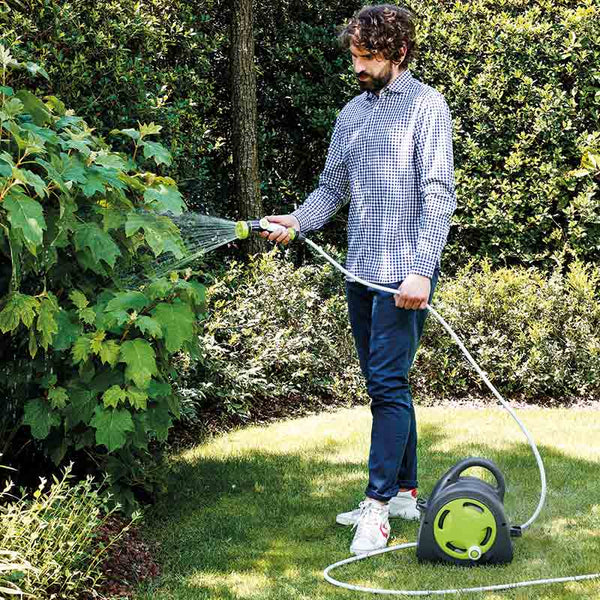 AquaBag Maxi Portable Hose Reel with Fittings (15m Hose Length) image 1
