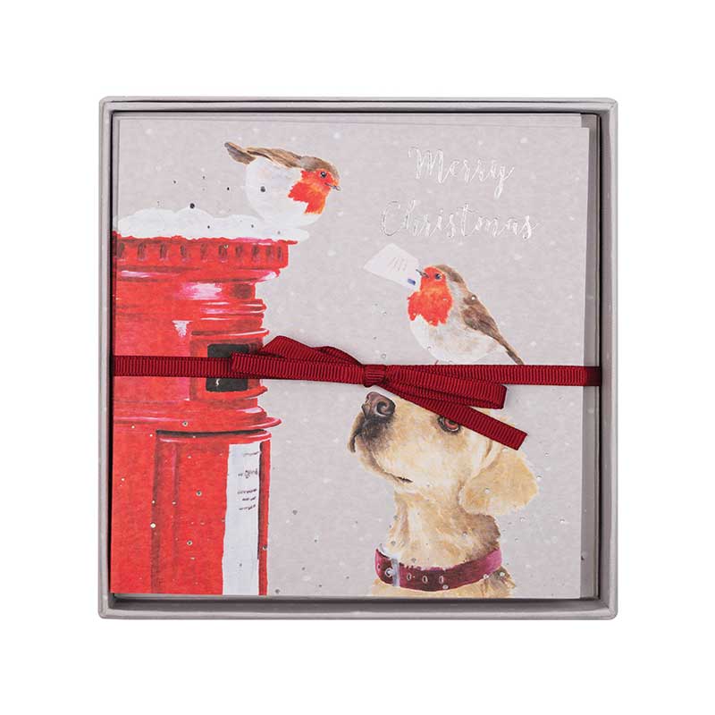 Wrendale Designs Luxury Boxed Cards - Letters To Santa (Pack of 8) image 0