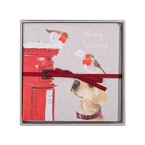 Wrendale Designs Luxury Boxed Cards - Letters To Santa (Pack of 8) image 1
