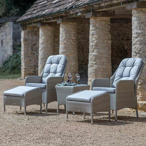 Bramblecrest Tetbury 2 Seat Recliner Set in Nutmeg Rattan image 0