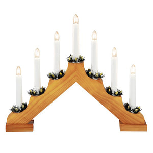 Konstsmide 7 Bulb Welcome Light - Oak image 1