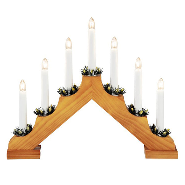 Konstsmide 7 Bulb Welcome Light - Oak image 1