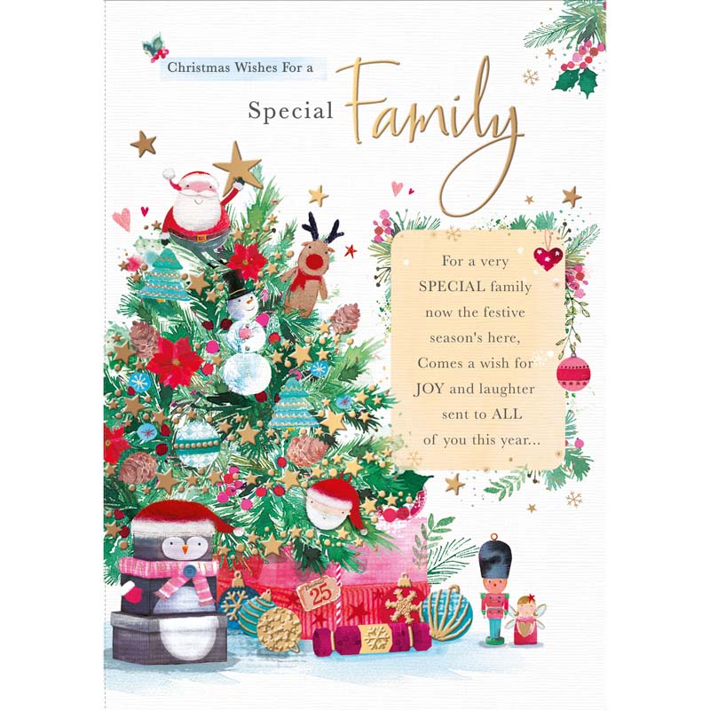 Words N Wishes Christmas Tree Christmas Card image 0