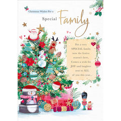 Words N Wishes Christmas Tree Christmas Card image 0