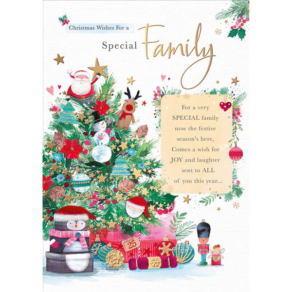 Words N Wishes Christmas Tree Christmas Card image 0