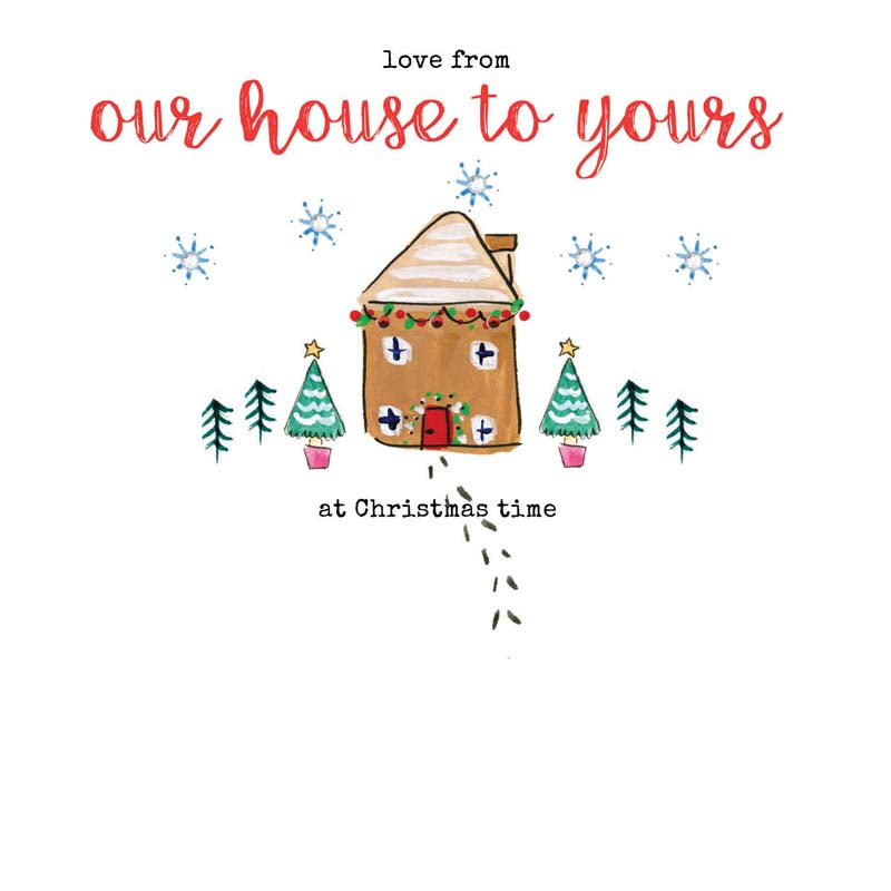 Laura Sherratt From Our House To Yours Hand Finished Christmas Card image 0