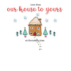 Laura Sherratt From Our House To Yours Hand Finished Christmas Card image 0