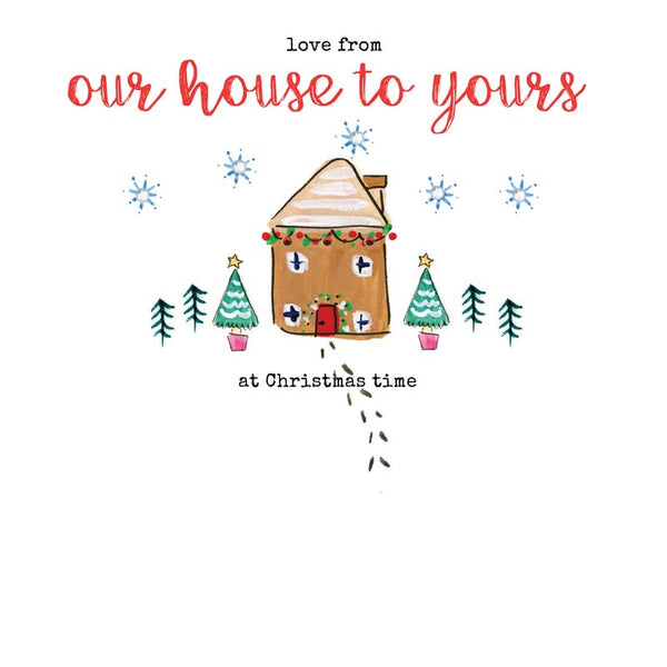 Laura Sherratt From Our House To Yours Hand Finished Christmas Card image 0