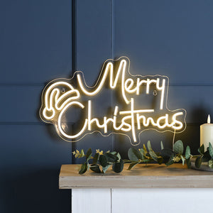 Festive Merry Christmas Neon Sign image 0